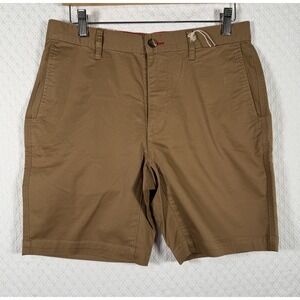 Mountain Khakis Mens Jackson Chino Shorts Slim Fit Brown Sz 31x8 Gorpcore Golf